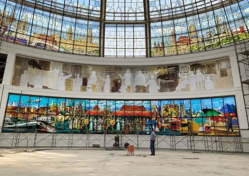 13. Nationale Kunstausstellung — Sektion Wandmalerei — China